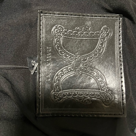 Genuine Leather Fringe Biker Jacket. - Picture 3 of 5